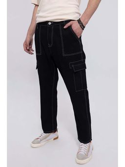 Snitch - Black Baggy Fit Jeans