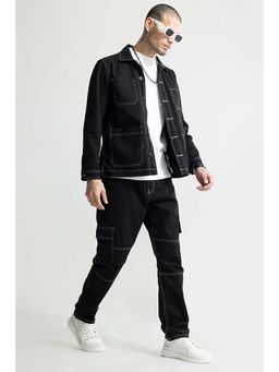Snitch - Buzzer Black Baggy Fit Jeans