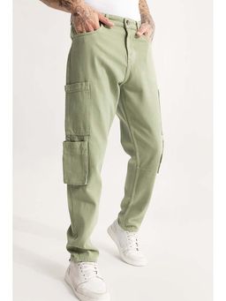 Snitch - Void Green Baggy Fit Jeans