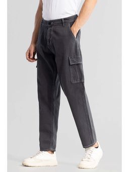 Snitch - Cosmic Washed Grey Baggy Fit Jeans