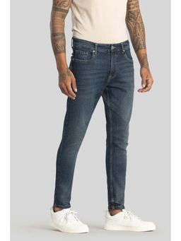 Snitch - Electric Dark Blue Plain Skinny Fit Jeans