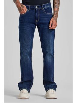 Snitch - Navy Blue Straight Jeans