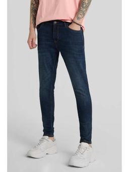 Snitch - Navy Blue Skinny Fit Jeans