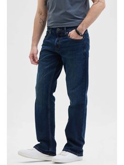 Snitch - Navy Blue Straight Jeans