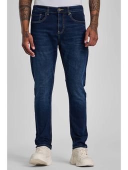 Snitch - Navy Blue Tapered Fit Jeans