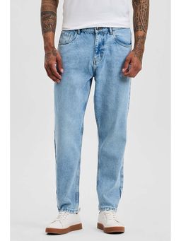 Snitch - Light Blue Baggy Fit Jeans