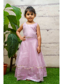 Baby Zi - Pink Jacquard Two Piece (Set of 2)