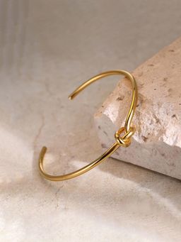 Designs & You - Gold Plated Anti Tarnish Stainless Steel Contemporary Cuff