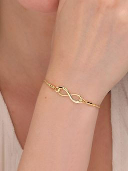 Designs & You - Women Crystals Gold-Plated Wraparound Bracelet