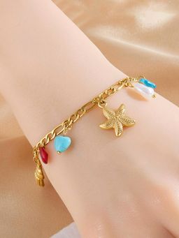 Designs & You - Women Gold-Plated Charm Bracelet