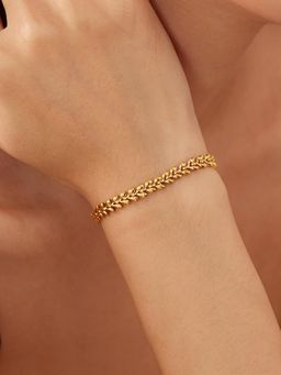 Designs & You - Women Gold-Plated Bangle-Style Bracelet