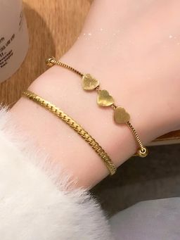 Designs & You - Women Gold-Plated Link Bracelet