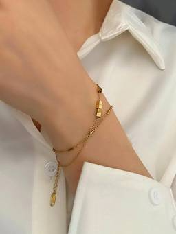 Designs & You - Women Gold-Plated Wraparound Bracelet