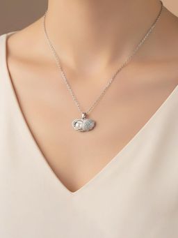 Designs & You - Silver Plated Anti Tarnish Shell Shaped Necklace