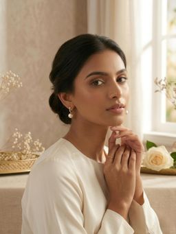 Kraft Smiths - Pearl Drop Hoops