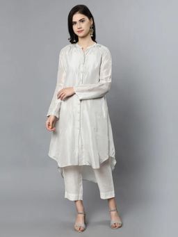 HAAVI BY PURAB - Blue Petal Kurta