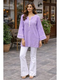 Label Aditi Hundia - Lavender Amara Short Kurti