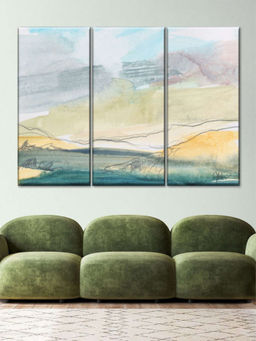 POSTERS AND TRUSS - Red Blue 3 Pieces Upon My Spirit Flings Wall Art