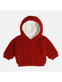 MINI KLUB - Red Self Design Jacket