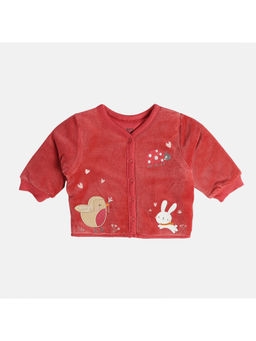 MINI KLUB - Red Embroidered Jacket
