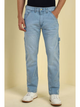 Allen Solly - Men Light Blue Light Wash Jeans