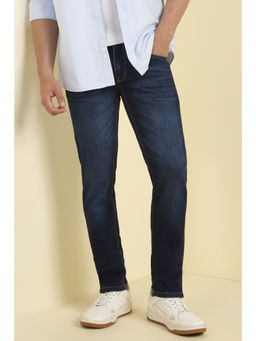 Allen Solly - Men Blue Mid Wash Jeans