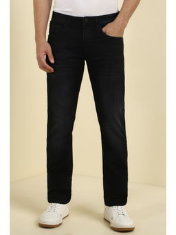 Allen Solly - Men Black Light Wash Jeans