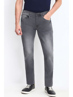 Allen Solly - Men Grey Slim Fit Mid Wash Jeans