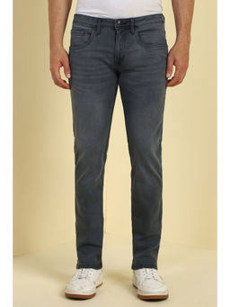 Allen Solly - Men Grey Mid Wash Jeans