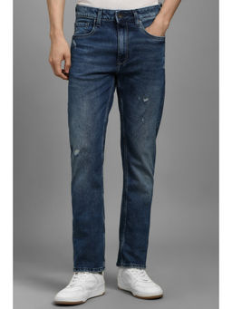 Louis Philippe - Men Blue Mid Slim Fit Jeans