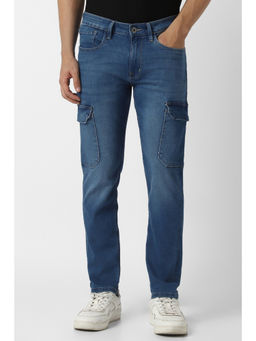 Van Heusen - Men Blue Mid Wash Jeans