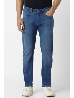 Van Heusen - Men Blue Mid Wash Jeans