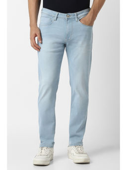Van Heusen - Men Light Blue Light Wash Jeans