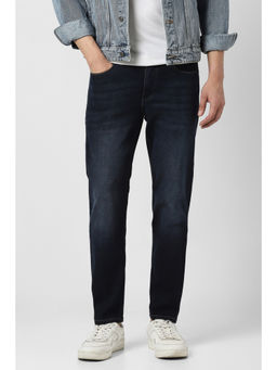 Van Heusen - Men Navy Blue Mid Wash Jeans