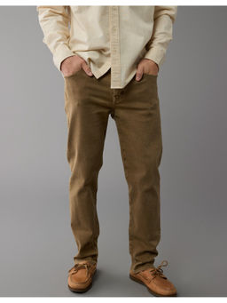 American Eagle - Men Brown Easyflex Original Straight Jeans