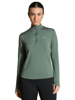 Silvertraq - Green Solid Comfortable Fit T-Shirt