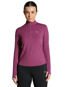 Silvertraq - Magenta Solid Comfortable Fit T-Shirt