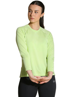 Silvertraq - Green Solid Regular Fit T-Shirt