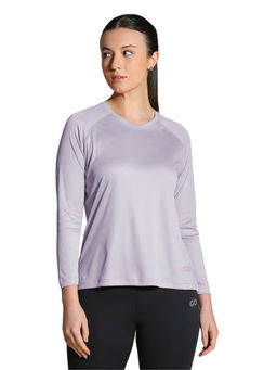 Silvertraq - Lavender Solid Regular Fit T-Shirt