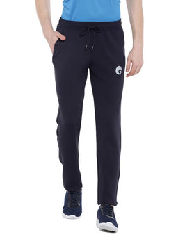 Omtex - Lycra Bottom 01 Regular Slim Fit For Men Navy Blue