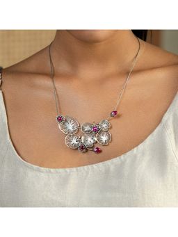 Shaya by CaratLane - Oxidised Rise Above Rumours Necklace in 925 Silver