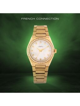 French Connection - White Dial Analog Watch Womens-Fch10Gm (M)