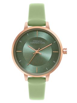 French Connection - Green Dial Analog Watch Womens-Fcn071Nl (M)