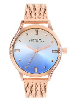 French Connection - Blue Dial Analog Watch Womens-Fcn082Urgm (M)