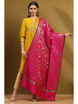 Biba - Womens Purple Polyester Dupatta