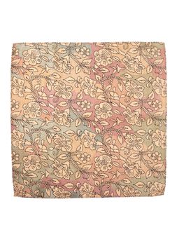 The Tie Hub - Multi Flower Silk & Cotton Pocket Square