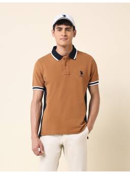 U.S. POLO ASSN. - Pure Cotton Classic Polo T-shirt - Mustard