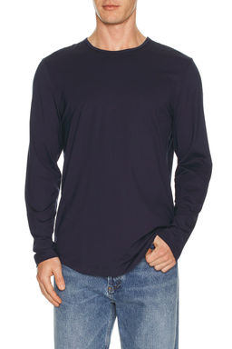 Cuts - Ao Long Sleeve Curve Hem Tee