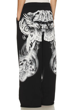 Jaded London - Gothic Printed Joggers