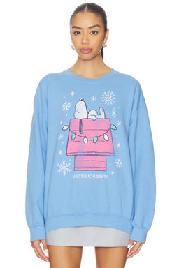 Junk Food - Snoopy Waiting For Santa Sweatshirt